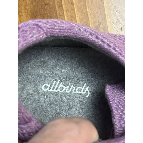 Allbirds Tree Pipers Purple Lace Up Shoes Womens Size 7 Sneakers - Picture 8 of 9